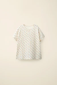 POINTELLE TULIP T-SHIRT CREATED BY CARAMEL LONDON X ZARA