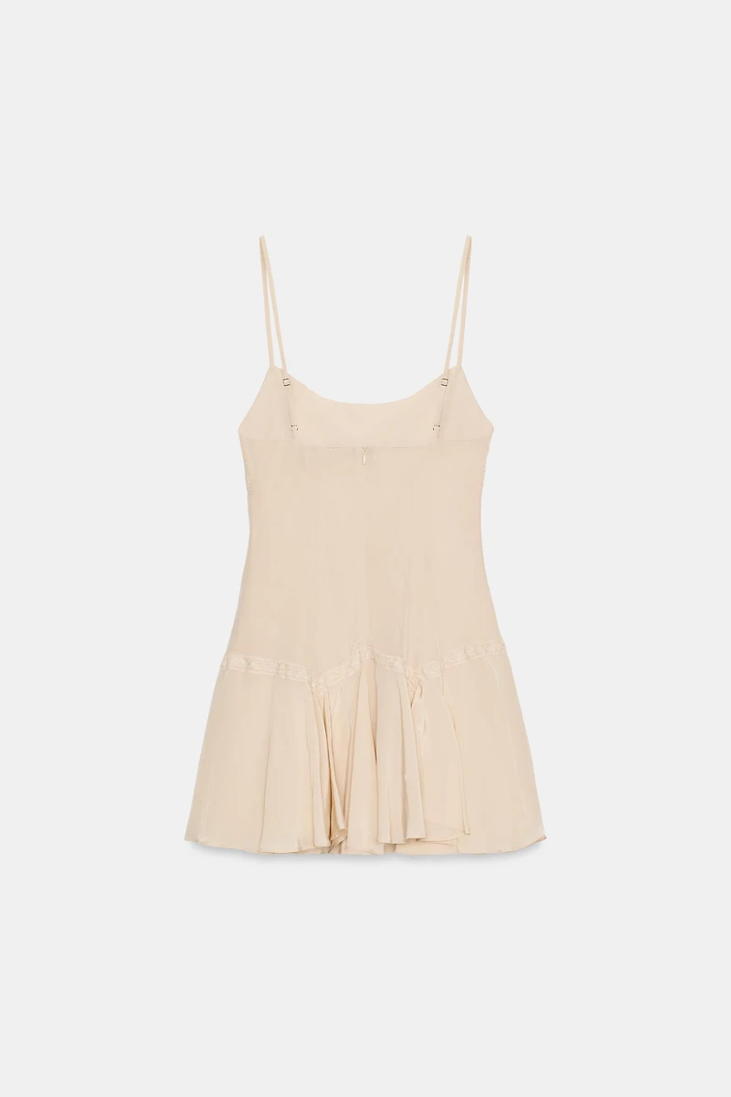 EMBROIDERED LINGERIE STYLE DRESS