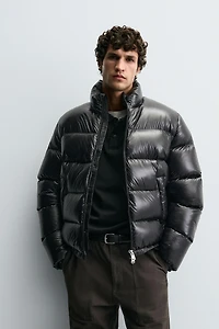 100% FEATHER PUFFER JACKET
