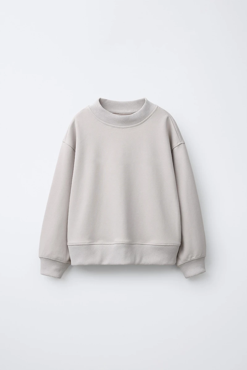 ENSEMBLE INTERLOCK SWEAT ET PANTALON LARGE