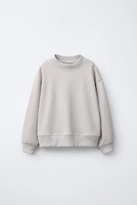 ENSEMBLE INTERLOCK SWEAT ET PANTALON LARGE