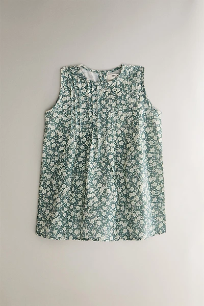 ROBE ENFANT COTON FLEURS TROPICALES