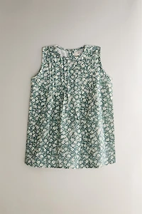 ROBE ENFANT COTON FLEURS TROPICALES