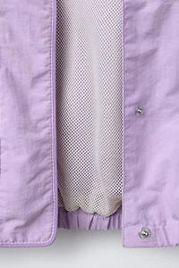 CONTRAST TRIM DETAIL RAINCOAT