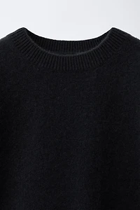 100% CASHMERE KNIT SWEATER
