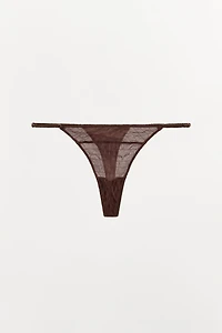 STRUCTURED SILK THONG LIMITED EDITION