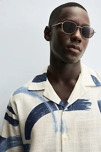 ABSTRACT PRINT SHIRT