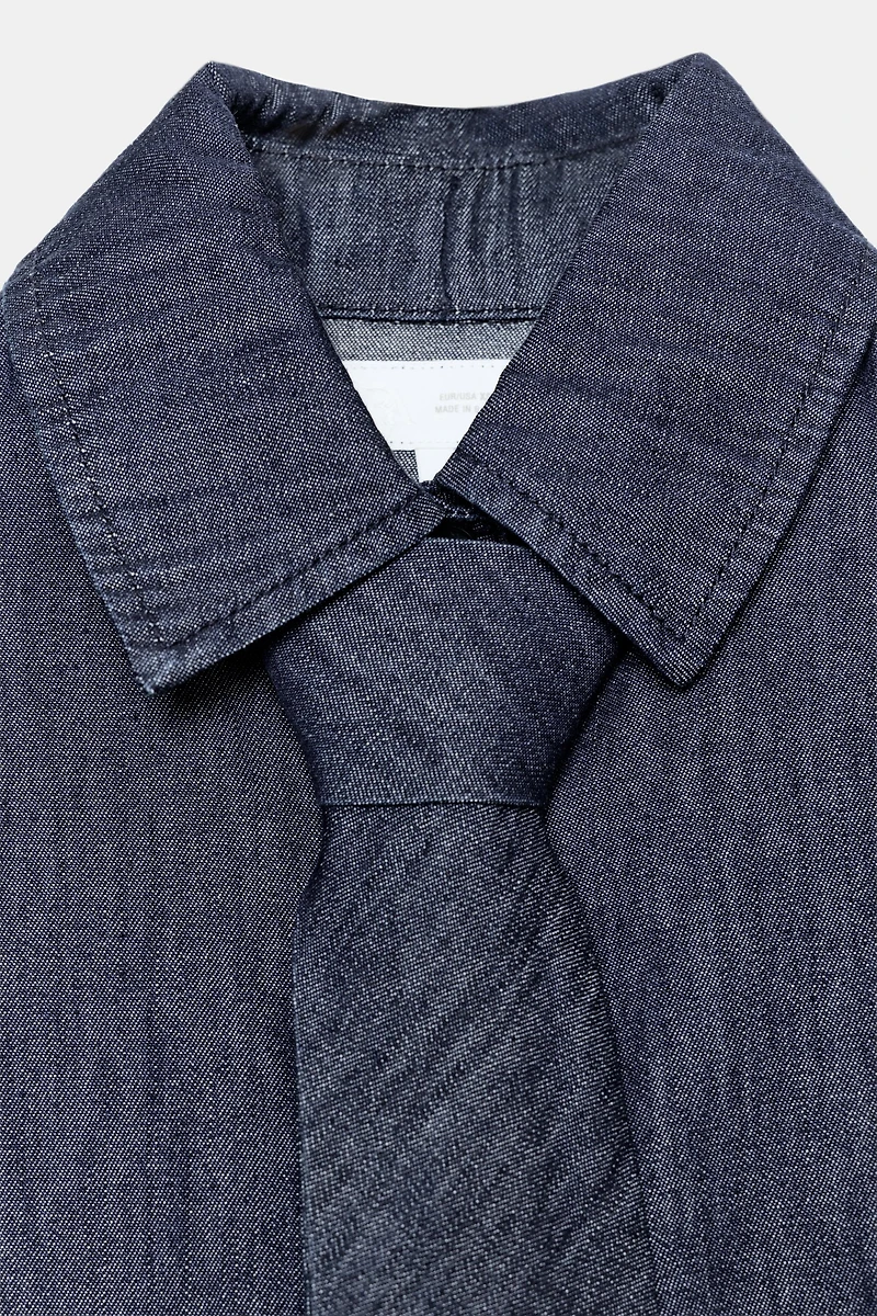 TRF DENIM TIE BODYSUIT