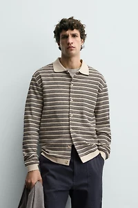 VESTE STRUCTURÉE À RAYURES