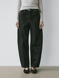 Jean balloon mid-rise