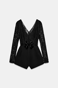 COMBINAISON COURTE EN DENTELLE