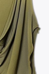 ROBE COMBINÉE DRAPÉE
