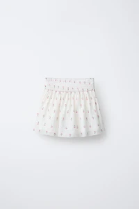 FLORAL RUFFLED SKORT