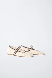 CROCHET BALLET FLATS