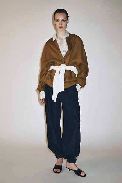 ZW COLLECTION OVERSIZED LINEN JACKET