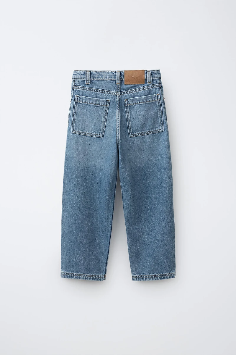 RELAXED BAGGY DENIM PANTS