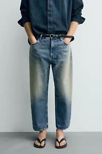 TAPERED WIDE FIT JEANS