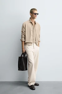 LIGHTWEIGHT STRUCTURED CARDIGAN