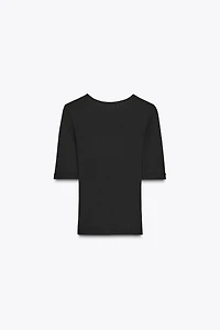 WASHED COTTON T-SHIRT