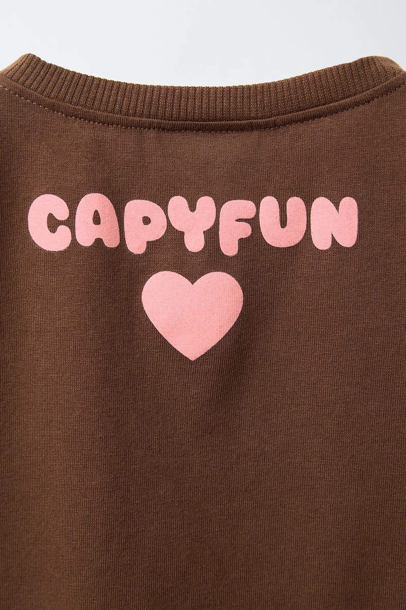 CAPYBARA CAPYFUN © PRINTED T-SHIRT