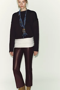 LEGGING LÉGÈREMENT ÉVASÉ MATIÈRE SYNTHÉTIQUE