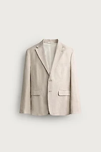 100% LINEN SUIT JACKET