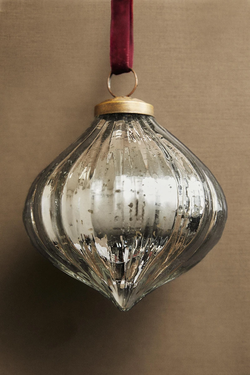 DÉCORATION SAPIN DE NOËL DIAMANT RAYÉ