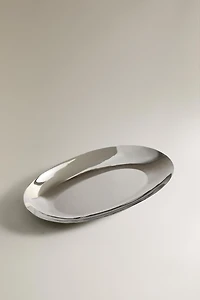 SHINY METAL BATHROOM TRAY