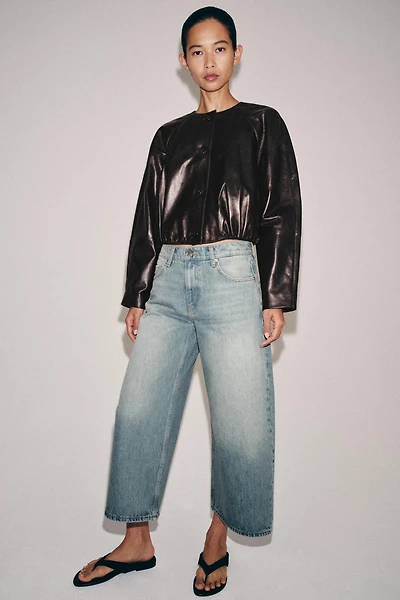 ZW COLLECTION MID-RISE CULOTTE JEANS