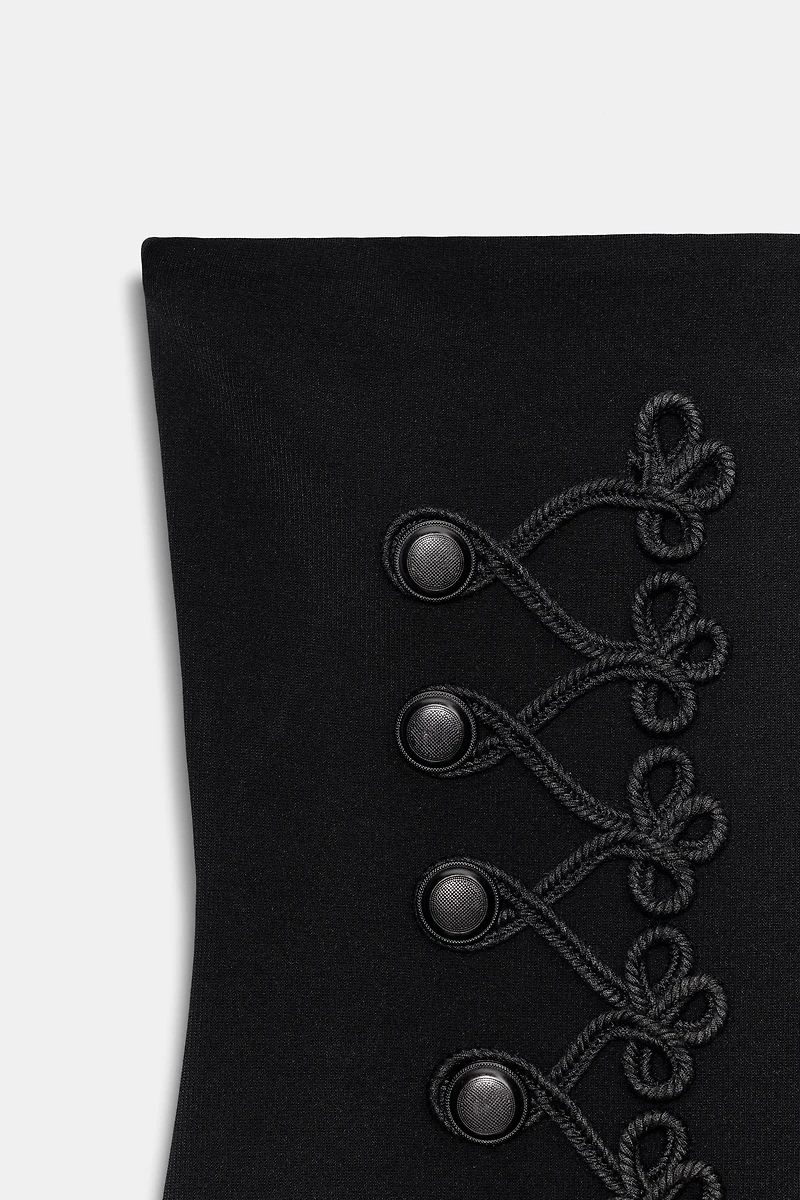 STRETCH FIREMAN CLASP DRESS