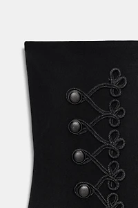 STRETCH FIREMAN CLASP DRESS