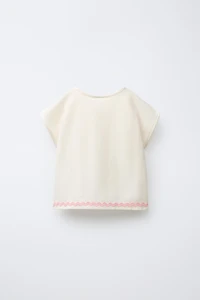 WAVY TRIM PIQUÉ T-SHIRT