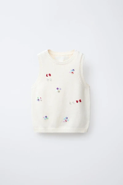 BEADED KNIT TOP