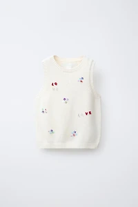 BEADED KNIT TOP