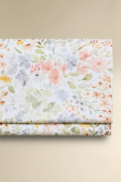 DRAP PLAT IMPRIMÉ FLORAL