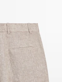 Pantalon de costume en lin
