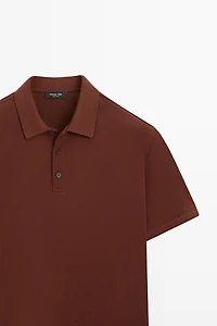 100% cotton short sleeve polo shirt