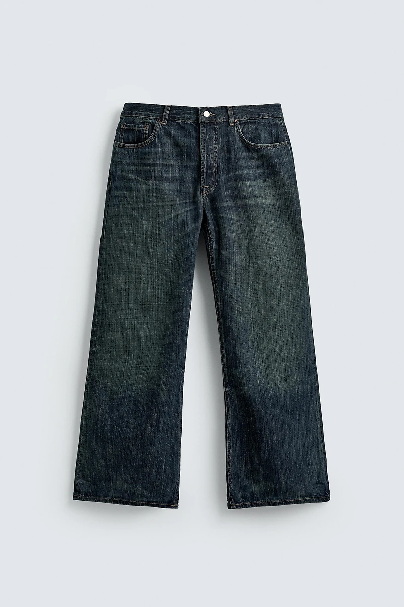 WIDE FLARE FIT JEANS