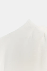 RUCHED KNIT TOP