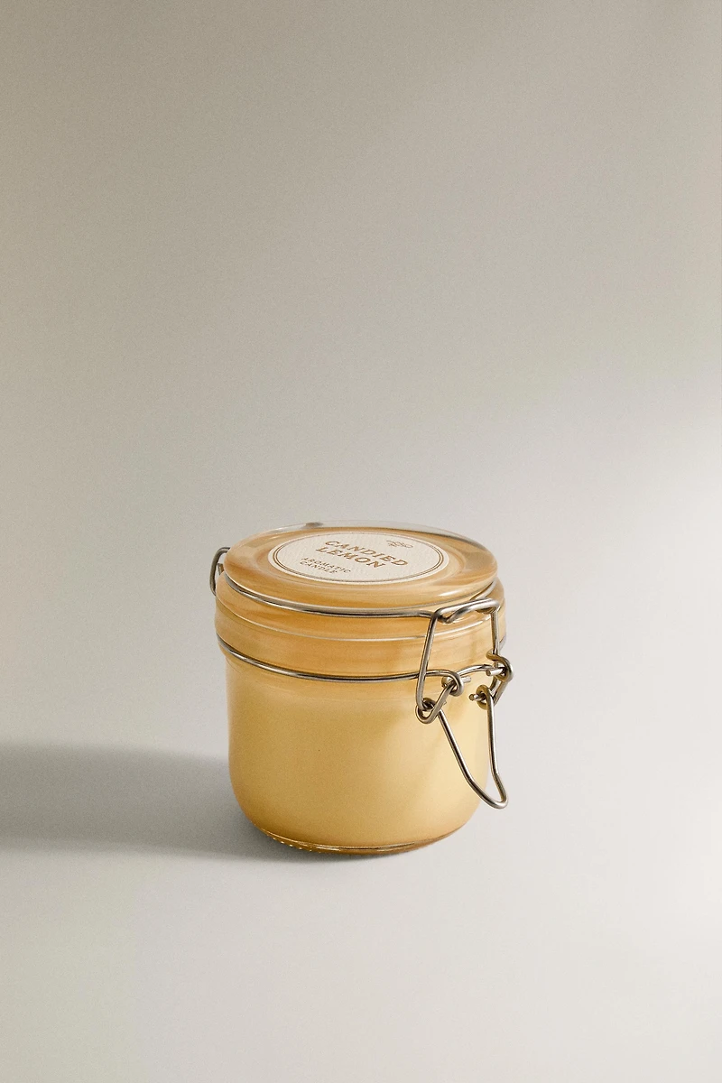 (120 G) CANDIED LEMON SCENTED CANDLE