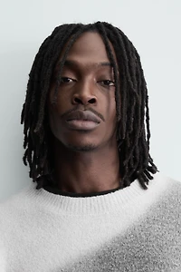 SPRAY EFFECT PRINT JUMPER