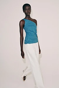 ASYMMETRIC STRIPED TOP