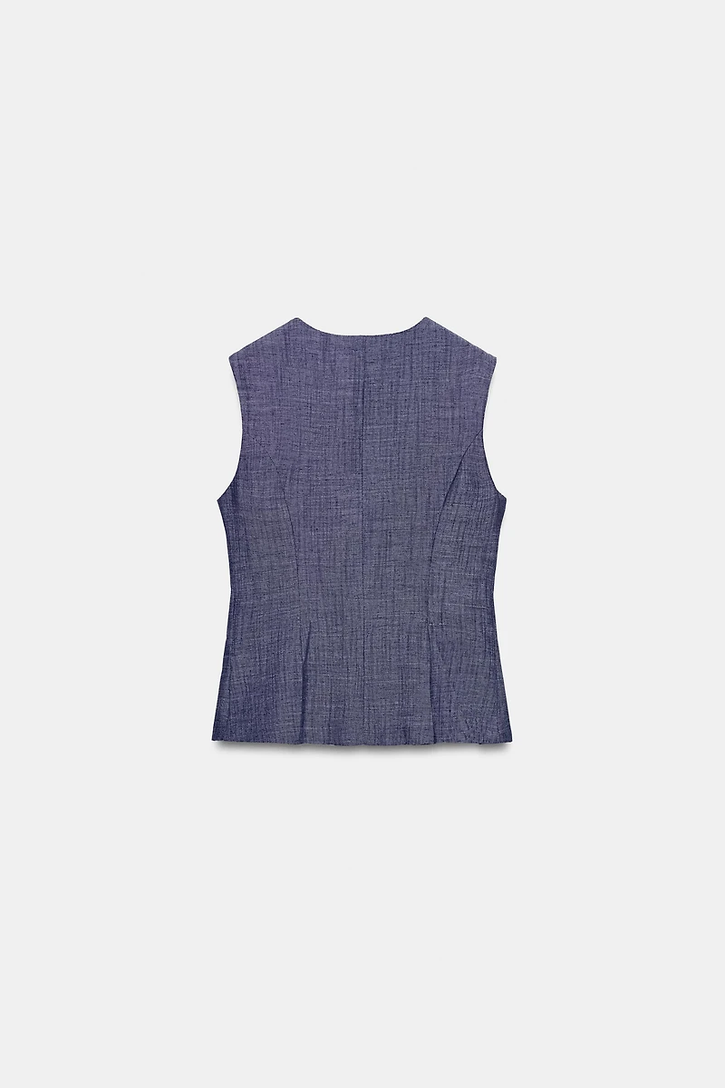 ENSEMBLE GILET À PINCES