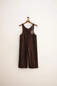 ZARA TIMELESS - SALOPETTE EN VELOURS CÔTELÉ À FLEURS