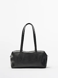 Nappa leather west satchel bag