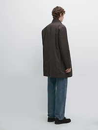 Mid-length water-repellent puffer jacket