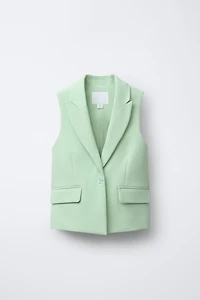 JEWEL BUTTON LONG VEST