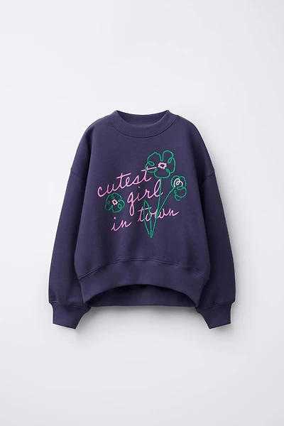 SWEAT BRODERIES INSCRIPTION