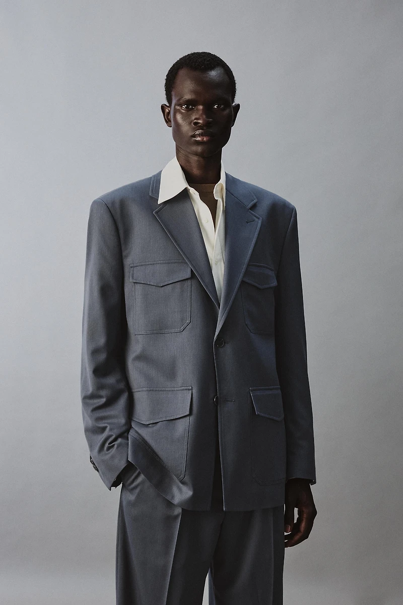 VESTE DE COSTUME À POCHES