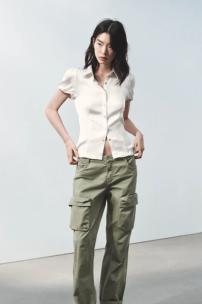 CHEMISE SATINÉE